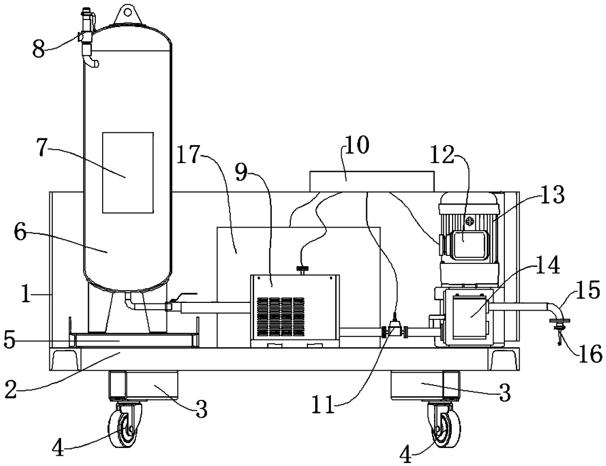 Sand blasting device for processing automobile accessories and parts and sand blasting method thereof