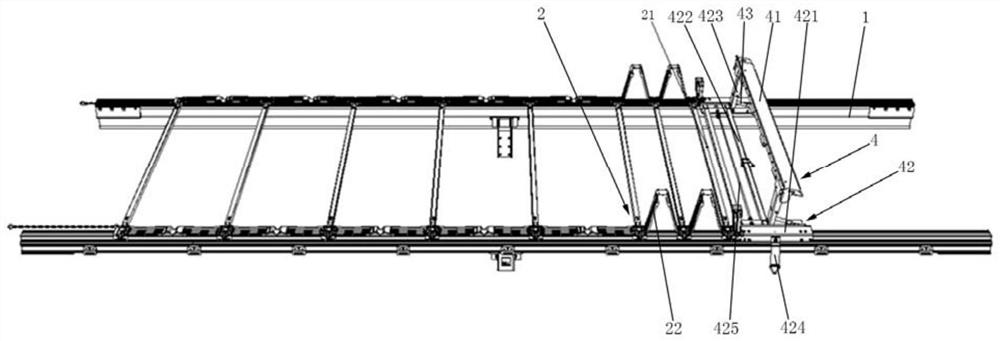 Ceiling and side curtain cloth semitrailer