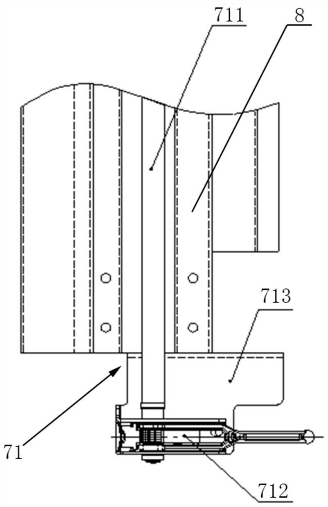 Ceiling and side curtain cloth semitrailer