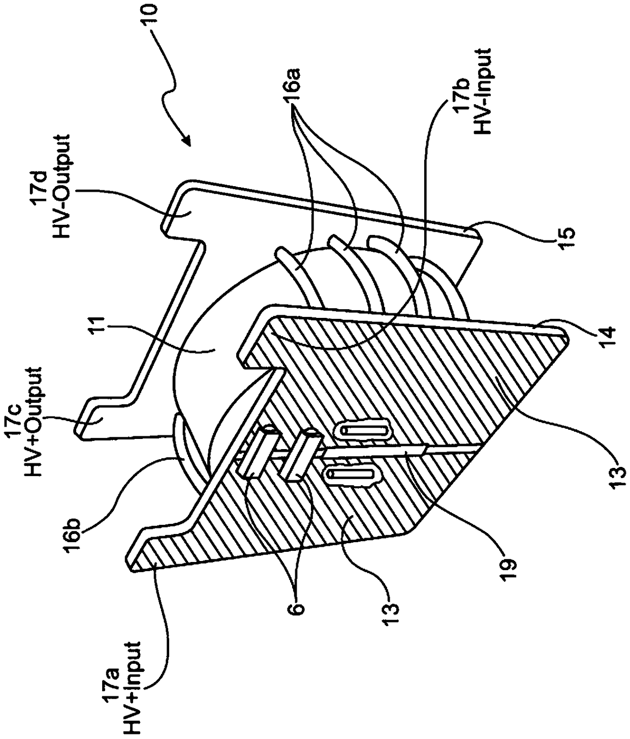 Emc-filter for suppressing noise signals