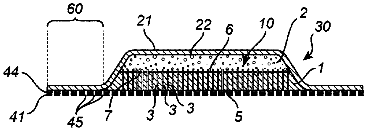 Composite material for fluid flow management