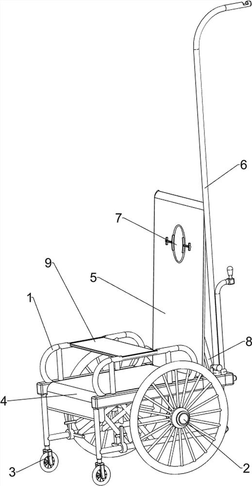 Nursing seat for pediatric head infusion