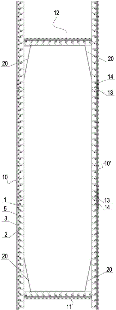 Splicing method for curved single-tower double-cable-plane frameworks for cable-stayed bridge main tower