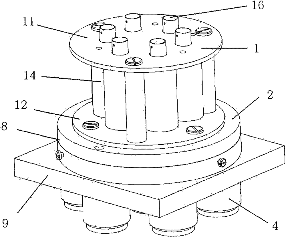 Single-pole multiple-throw suction type electromagnetic driving microwave coaxial switch