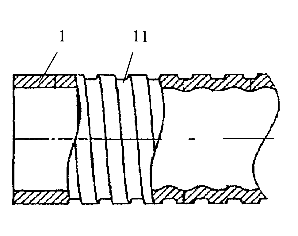 Flat spiral heat exchange tube and its on-line tube processing technology