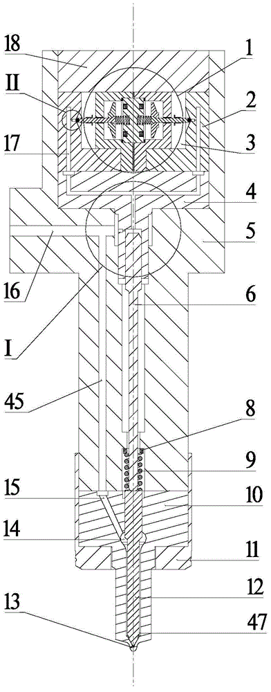 Synchronous double-valve electromagnetic control oil atomizer