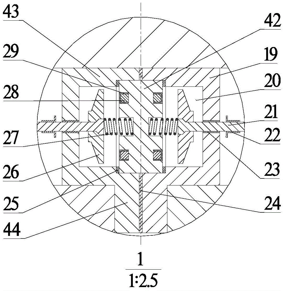 Synchronous double-valve electromagnetic control oil atomizer