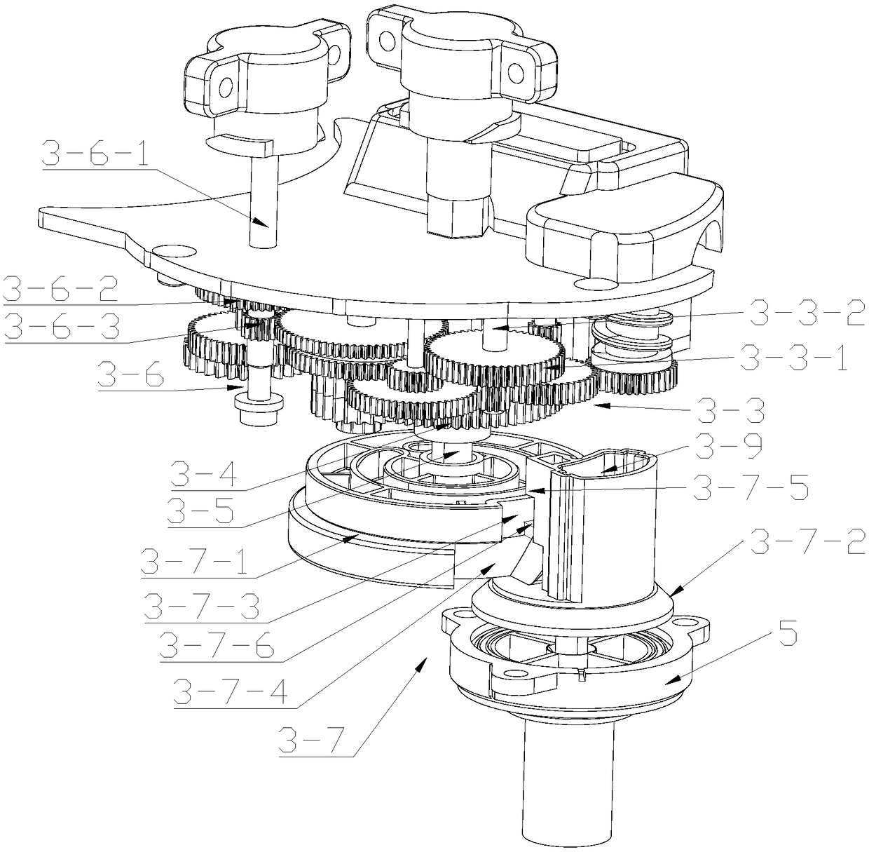 Passive mechanical prepaid quantitative water-selling water meter