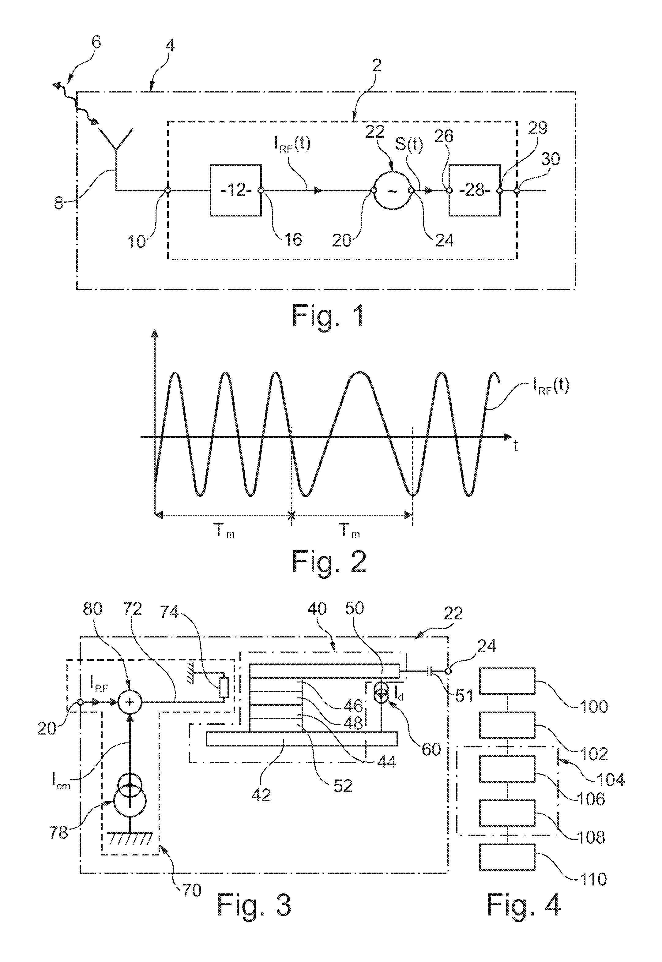 Demodulator of a frequency-modulated electrical signal