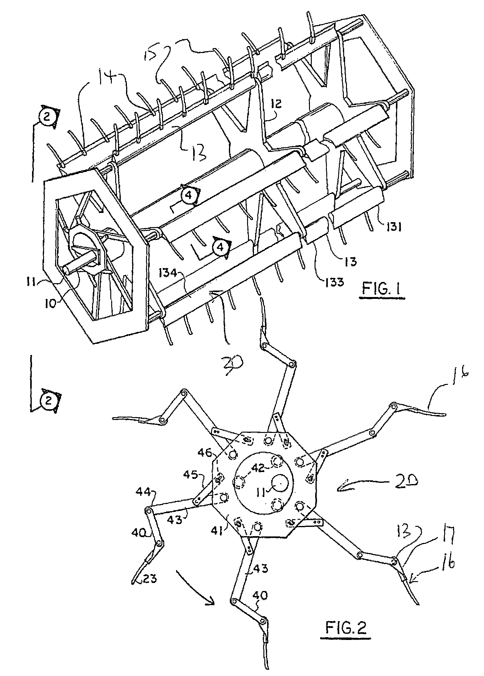 Extruded bat for the reel of a crop harvesting header