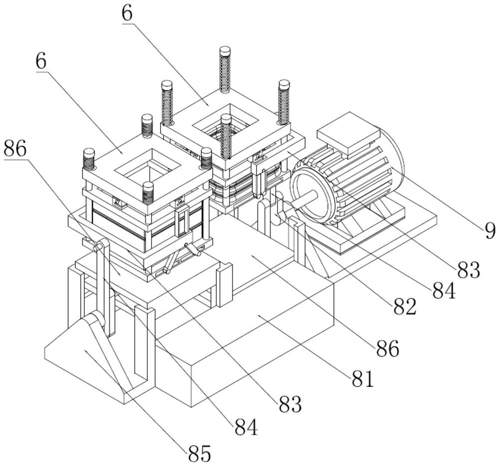 An anti-collision damage network fruit and vegetable packing equipment