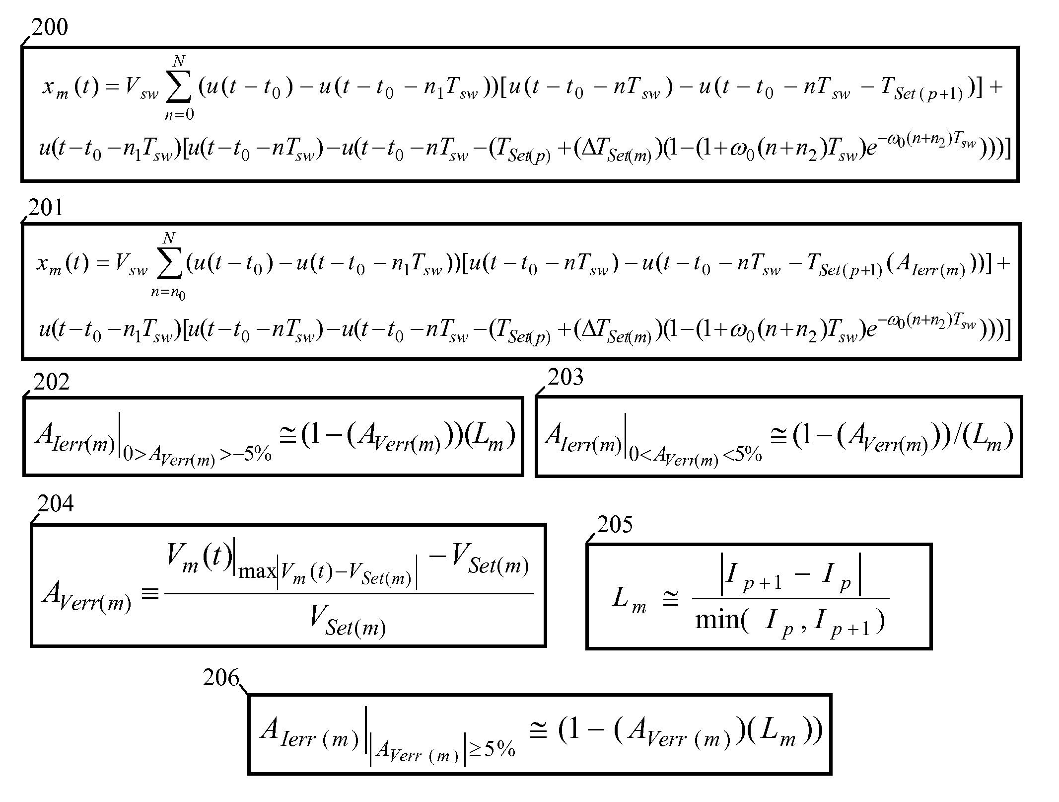 Pulse width modulation sequence maintaining maximally flat voltage during current transients