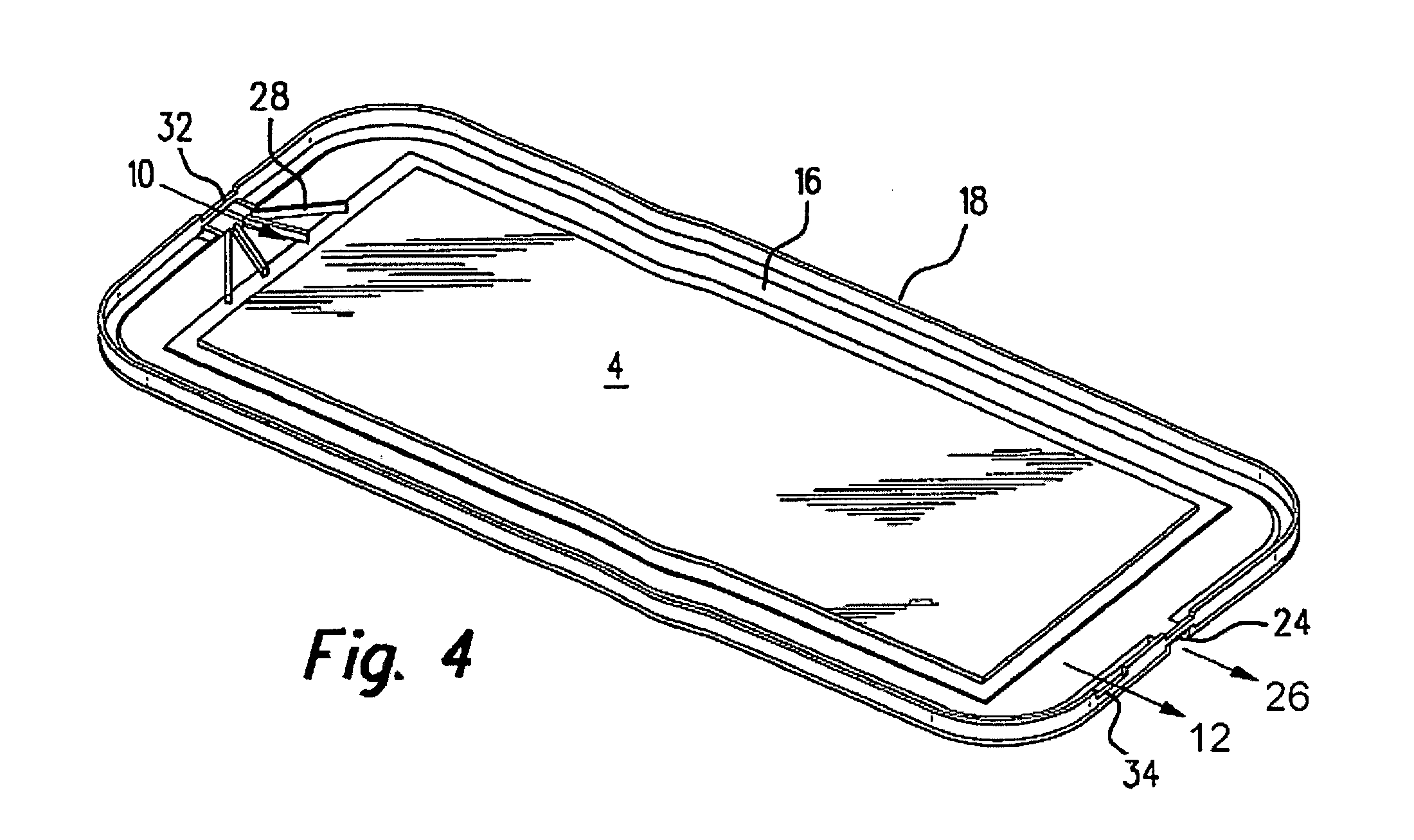 Membrane module for the separation of hydrogen and method for the production thereof