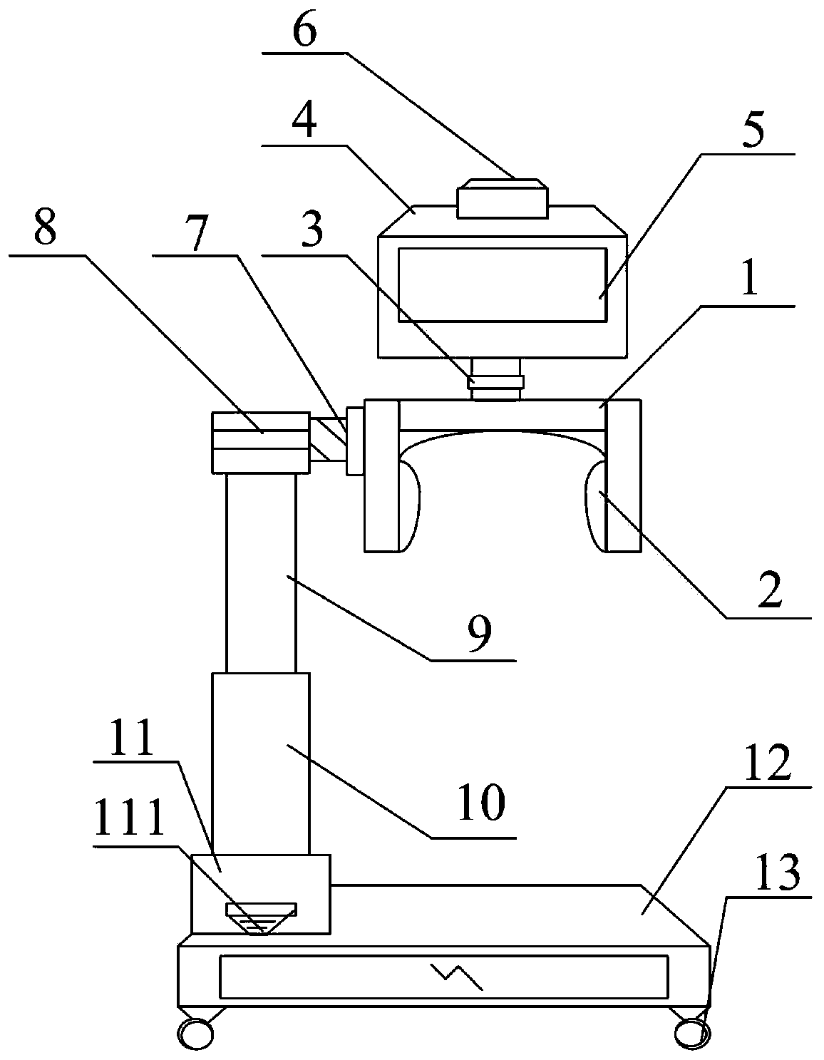 Low-voltage pulse pain suppression treatment device for neurology department