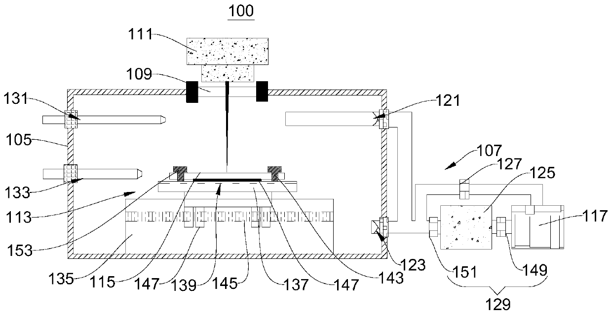 Vacuum welding device and method of amorphous alloy