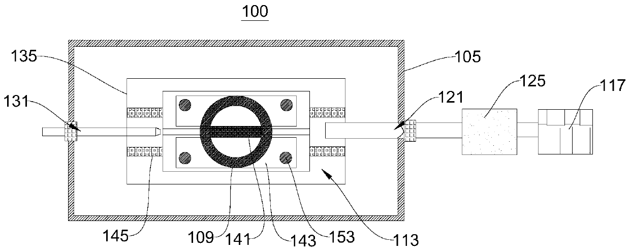 Vacuum welding device and method of amorphous alloy