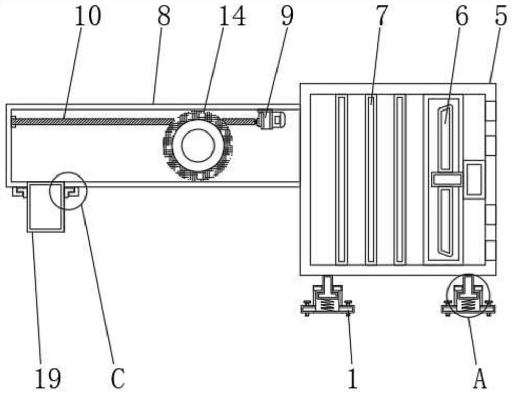 Ventilation and air conditioning device for urban subways