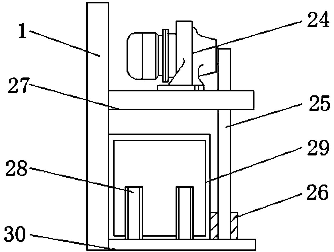 Edge cutting and polishing device for tempered glass production