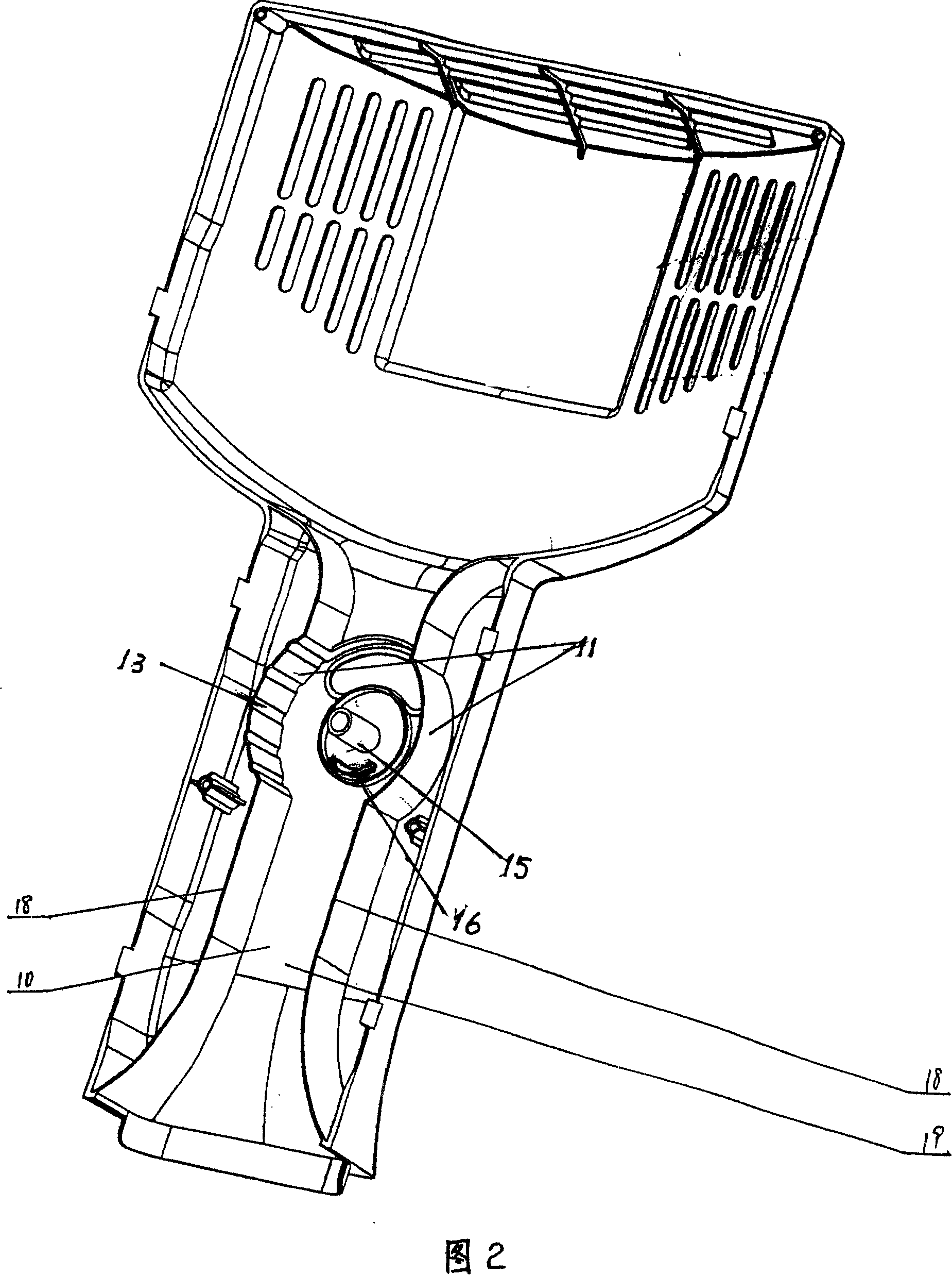 Air quantity-adjustable refrigerator ventiduct