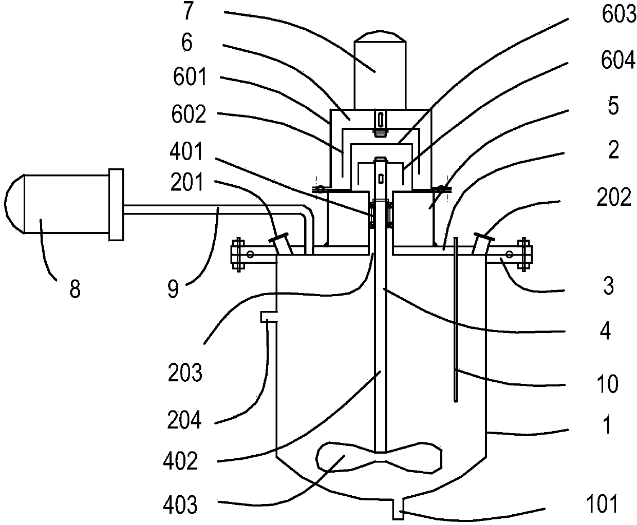 Rapid vacuum dispersion reaction kettle