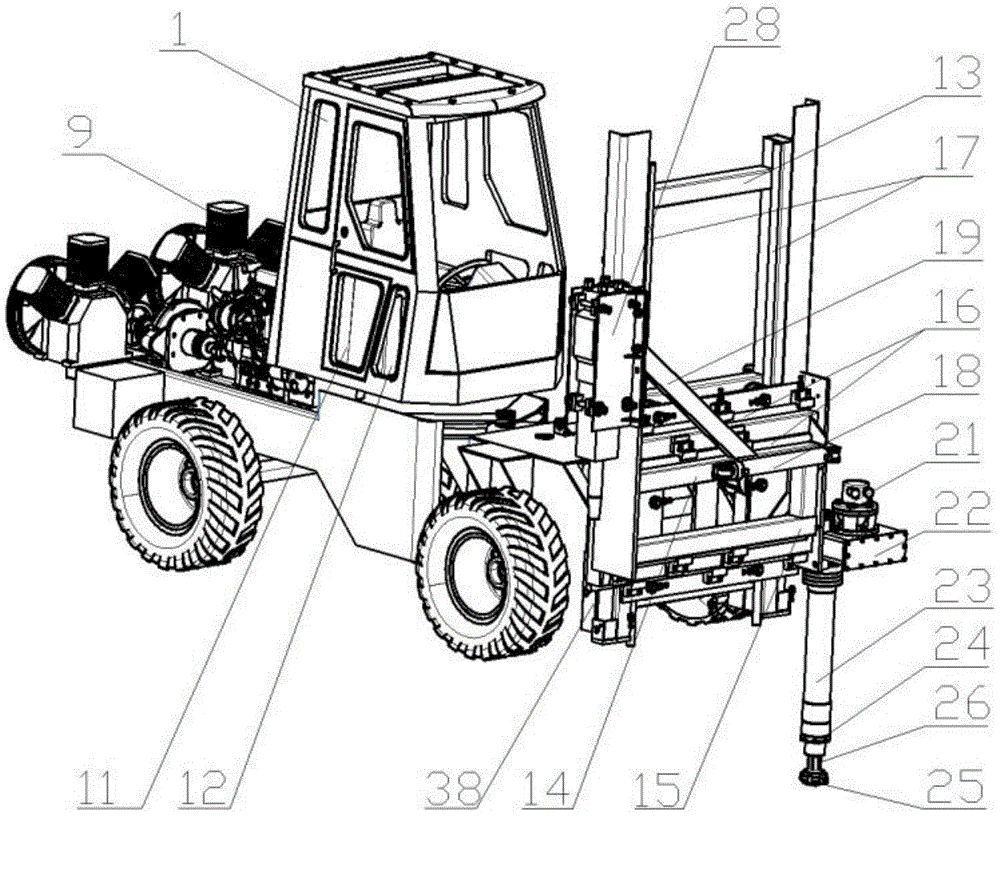 Drilling and piling integrated machine