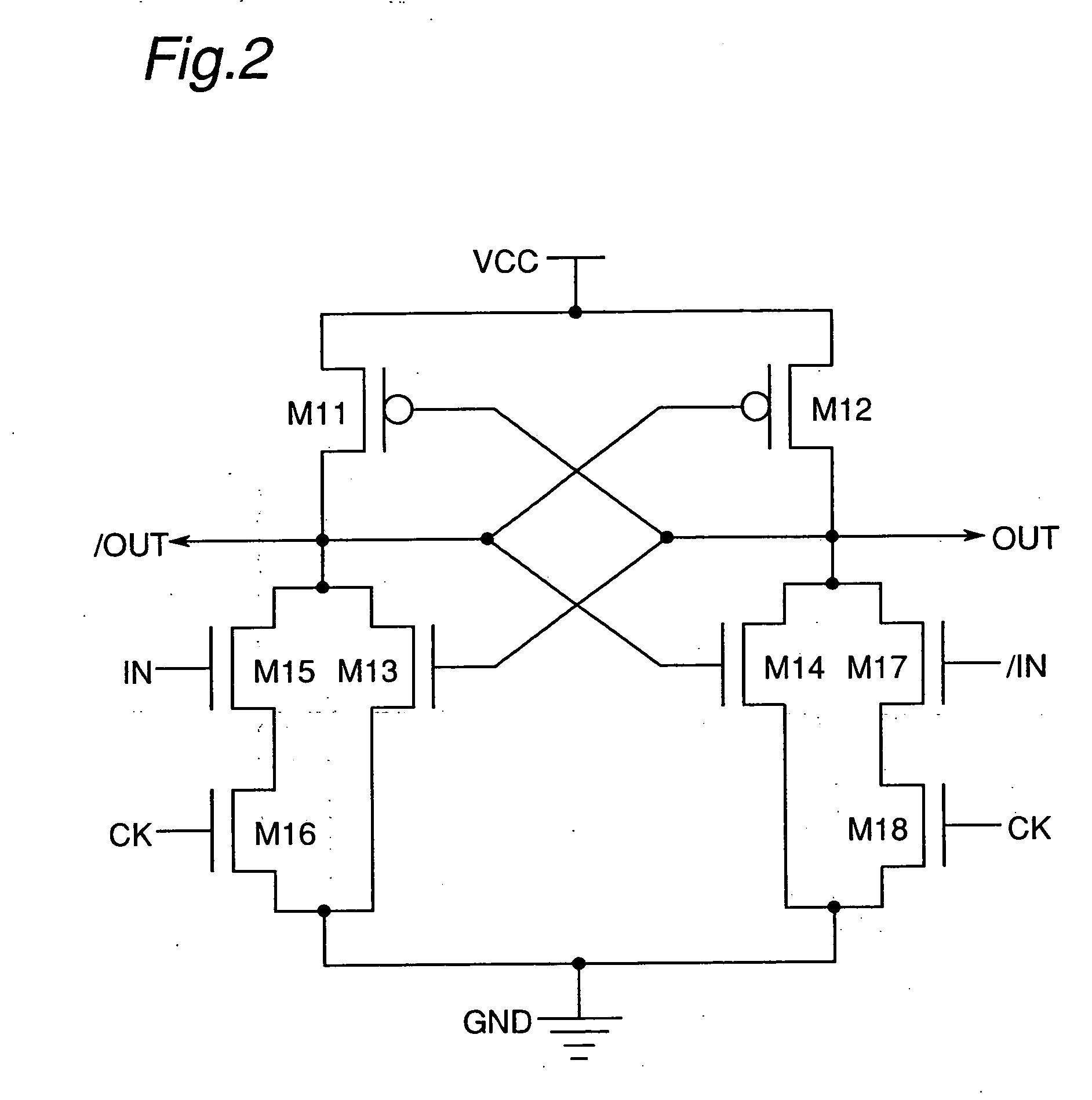 Latch circuit, shift register circuit, logical circuit and image display device operated with a low consumption of power