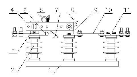 Low-pressure fusing disconnecting switch