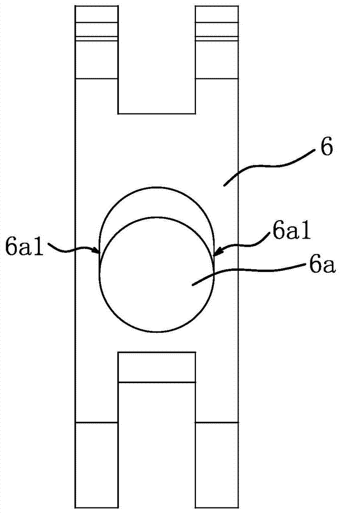 The slider brake mechanism of the linear guide assembly and the lifting device of the bar cutter