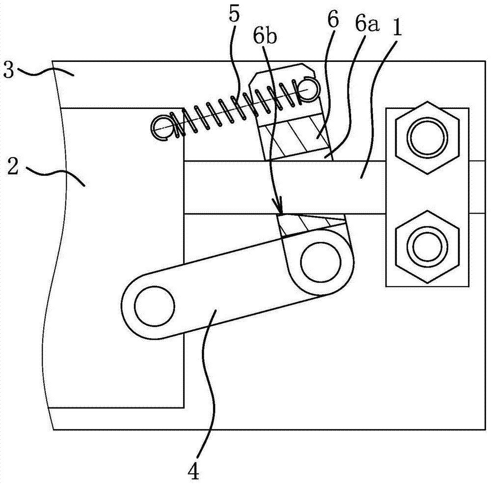 The slider brake mechanism of the linear guide assembly and the lifting device of the bar cutter