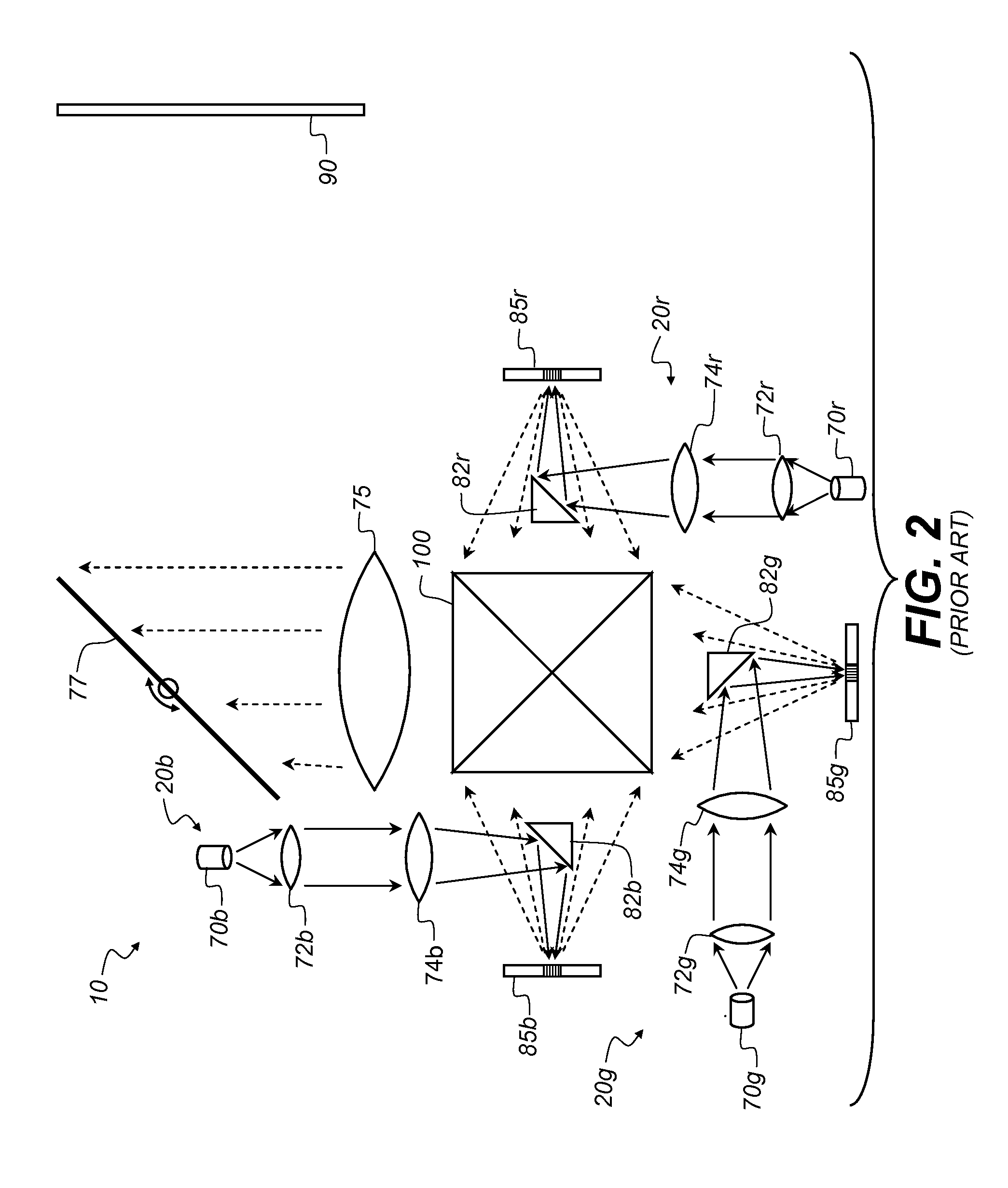 Dynamic illumination control for laser projection display