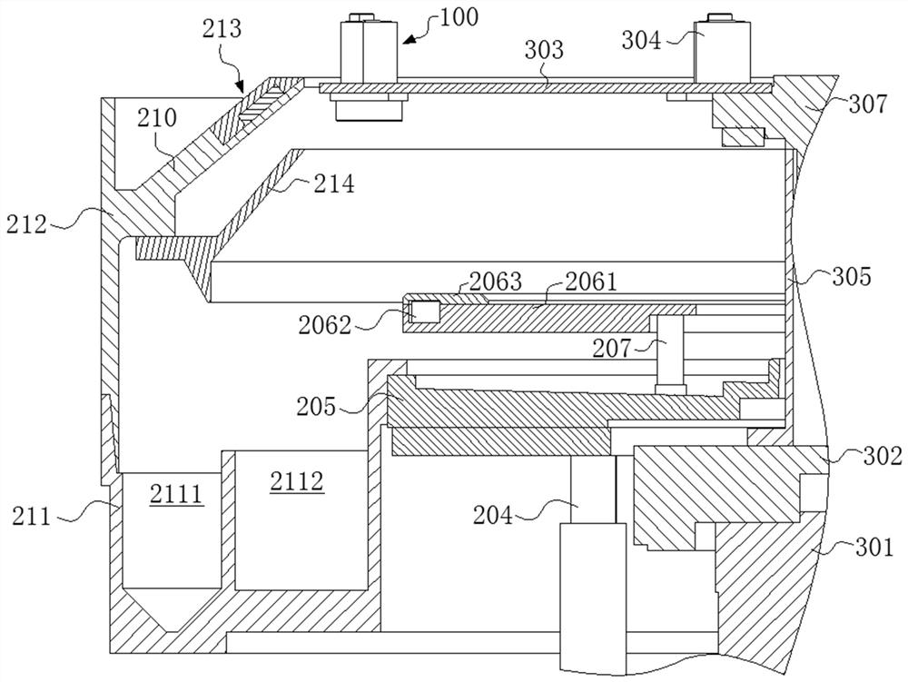 Magnetic clamping block and semiconductor substrate cleaning device