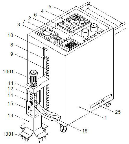 Soil analysis and detection device and method thereof