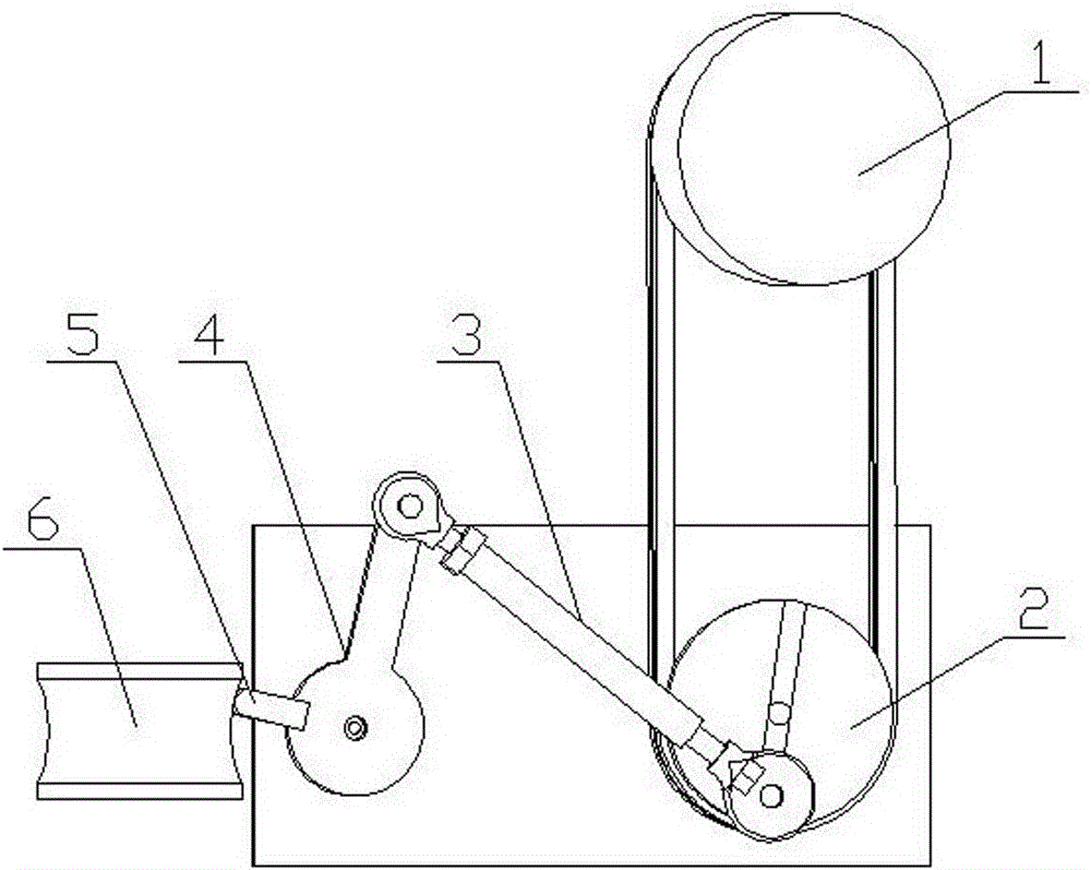 Driving device for swinging grinding head