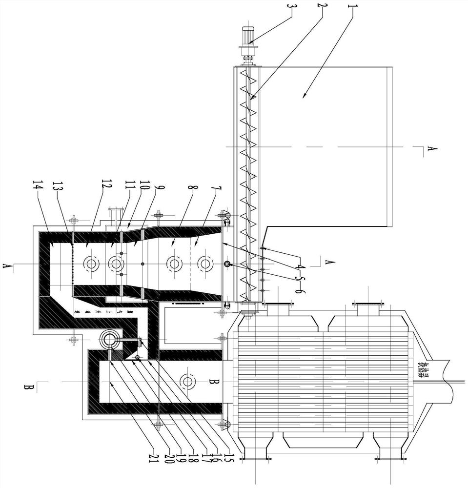 Biomass gasification low-emission hot blast stove