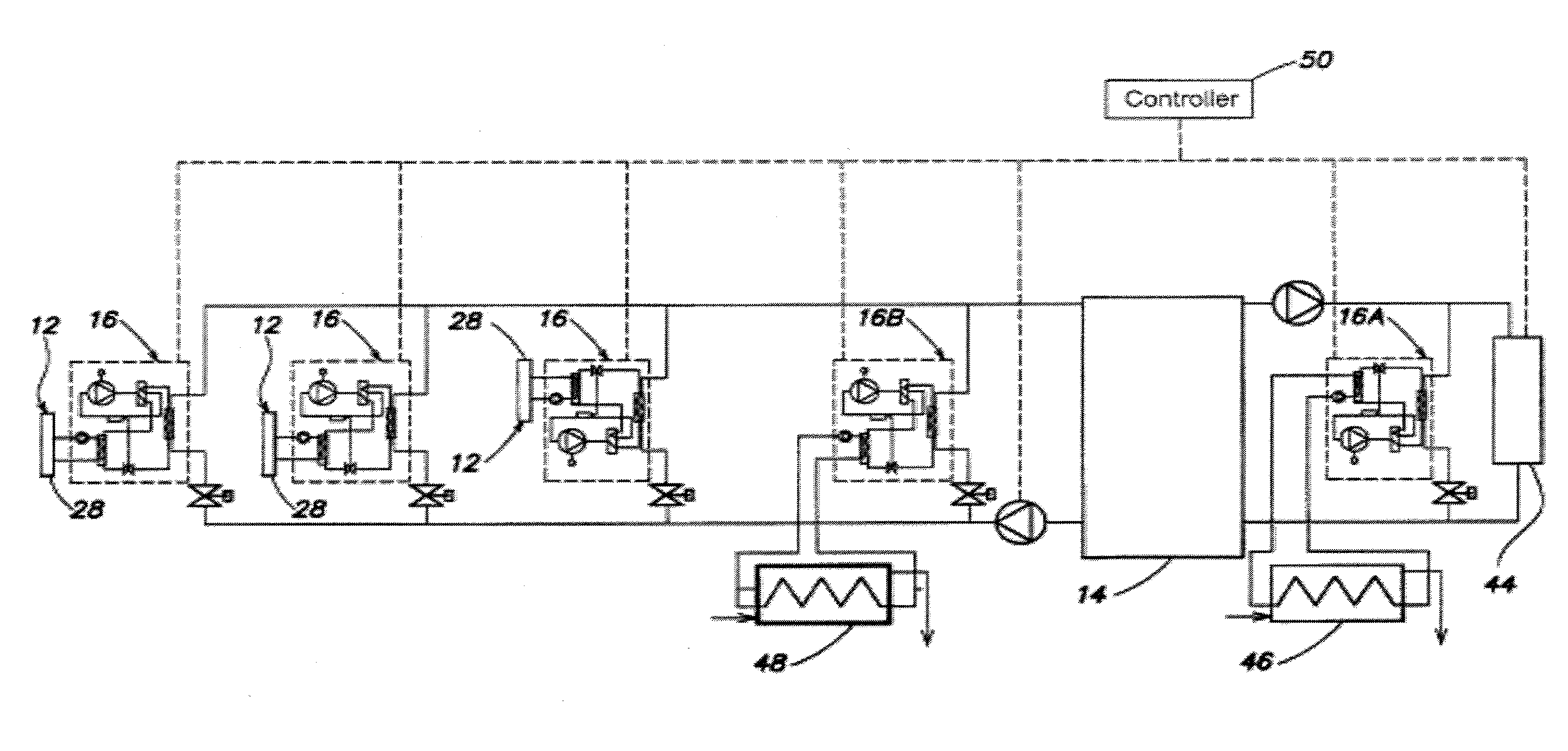 System and method for maintaining air temperature within a building HVAC system