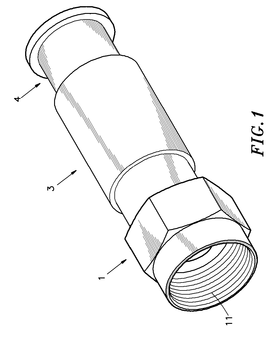 Electric signal line connector