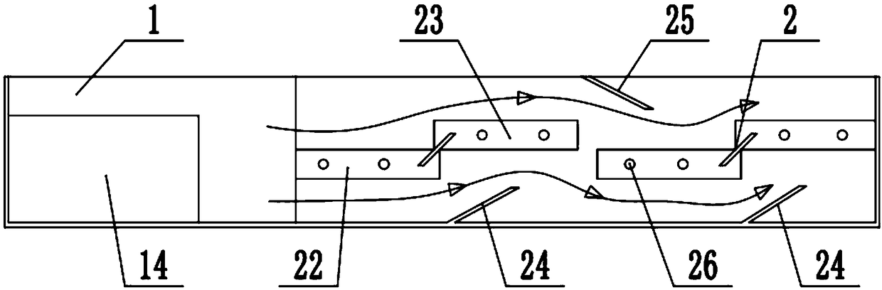 Case structure beneficial to hard disk heat dissipation