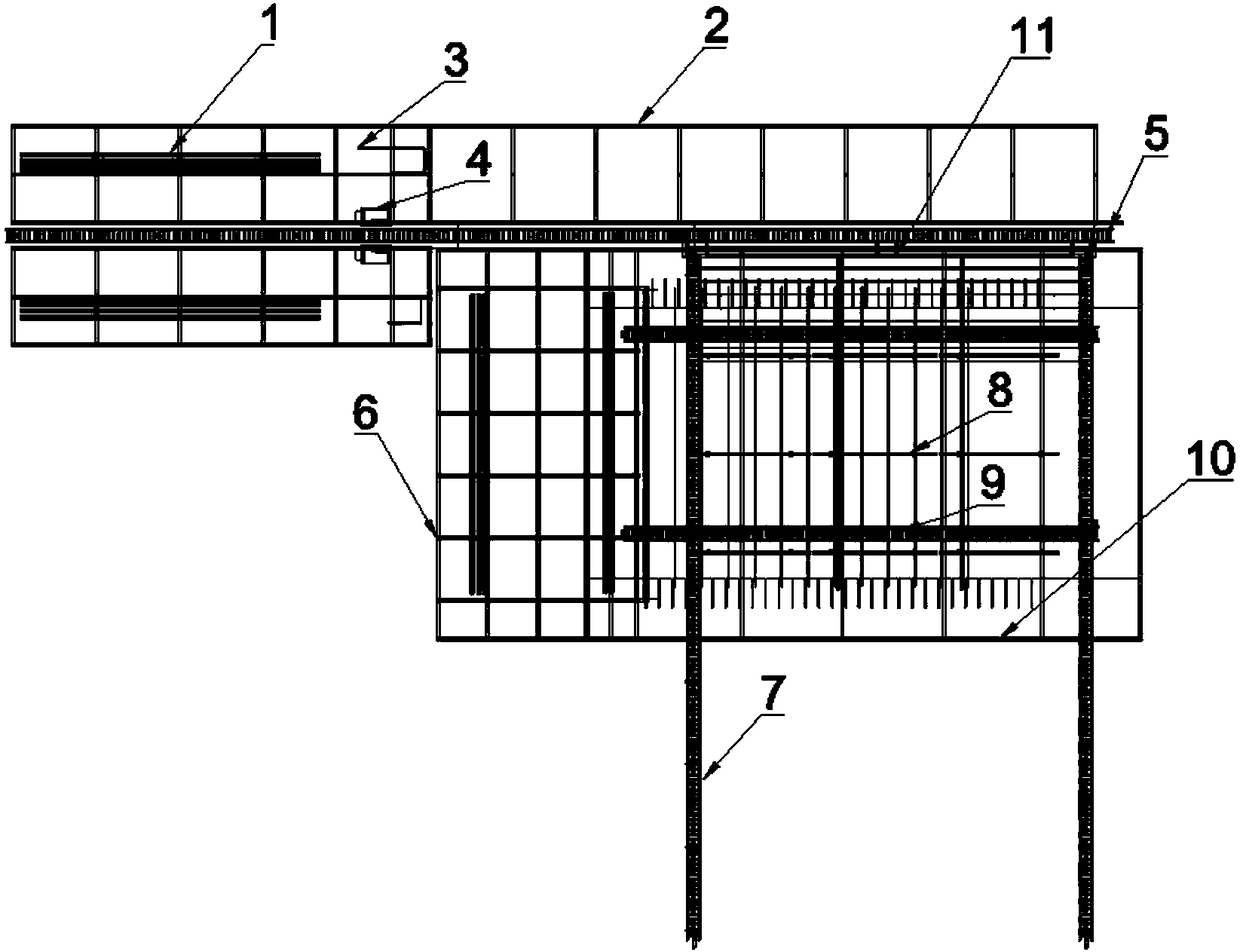 Double-layer steel bar mesh machining device