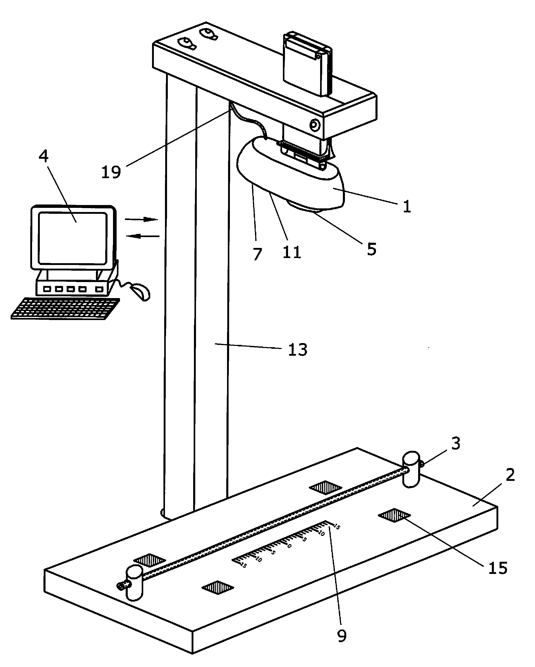 Apparatus and method to visually view high-dose-radiation apparatus used to verify quality assurance