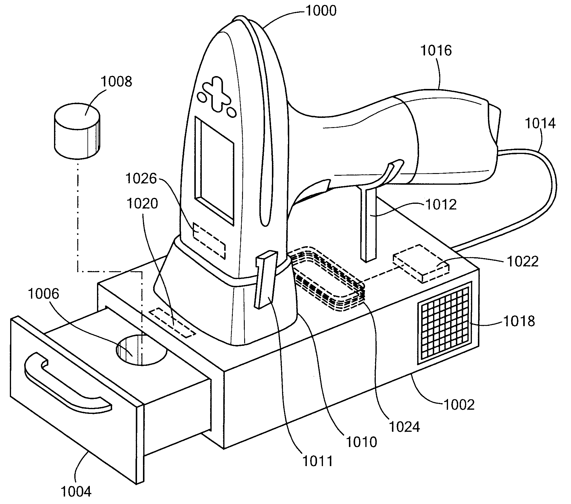 Docking stand for analytical instrument