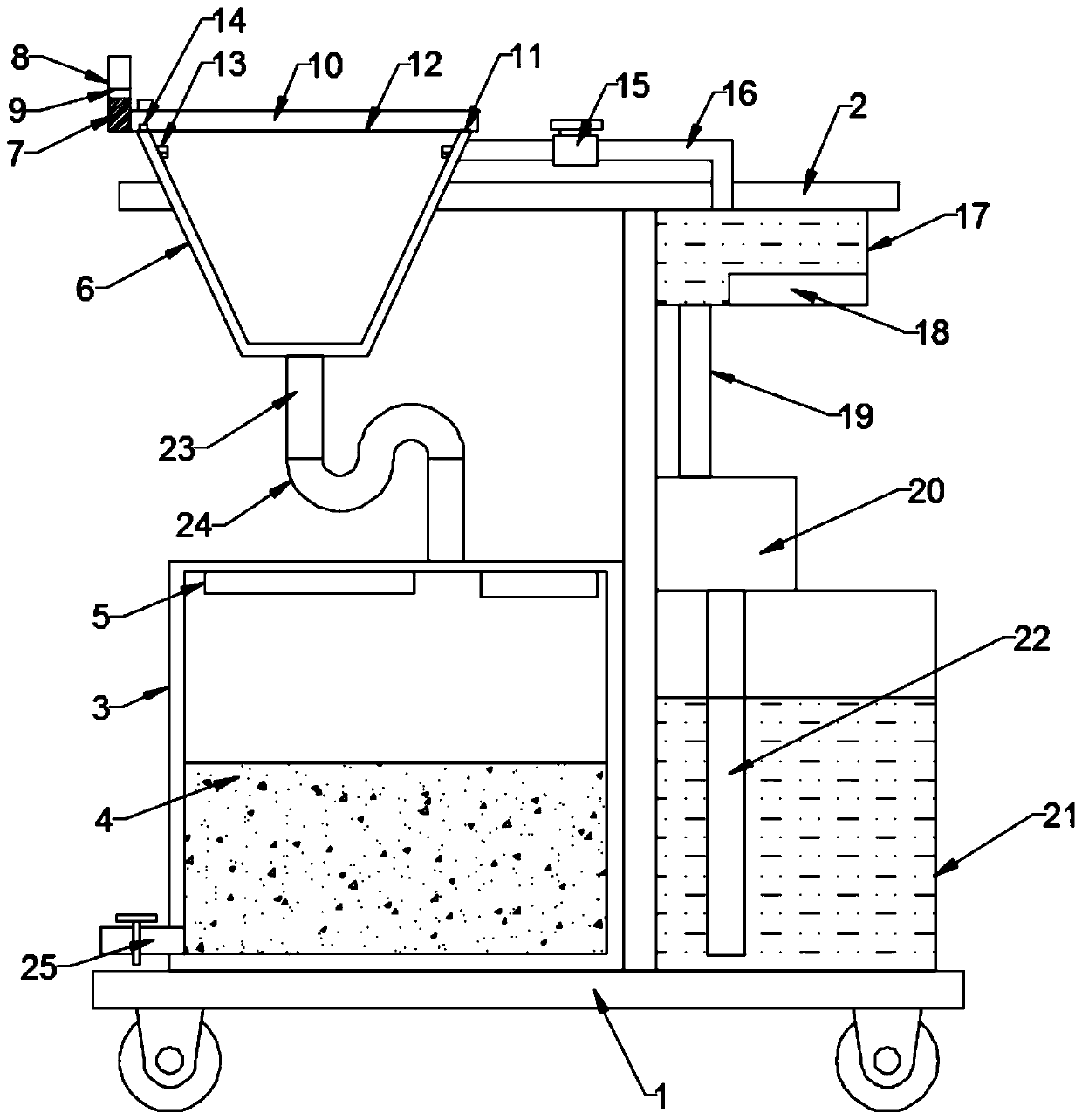 Safe and hygienic disinfection device for pediatric digestive nursing