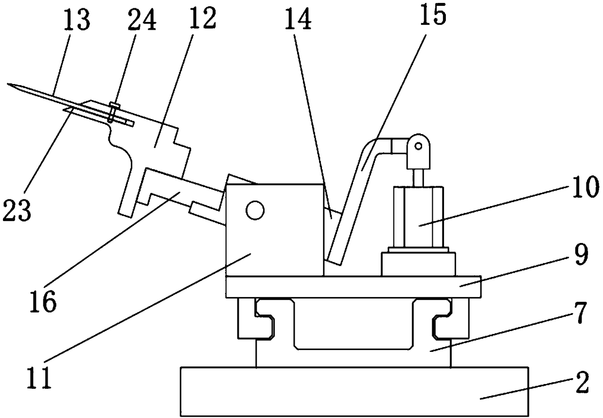 A squeegee device for automatic gluing machine