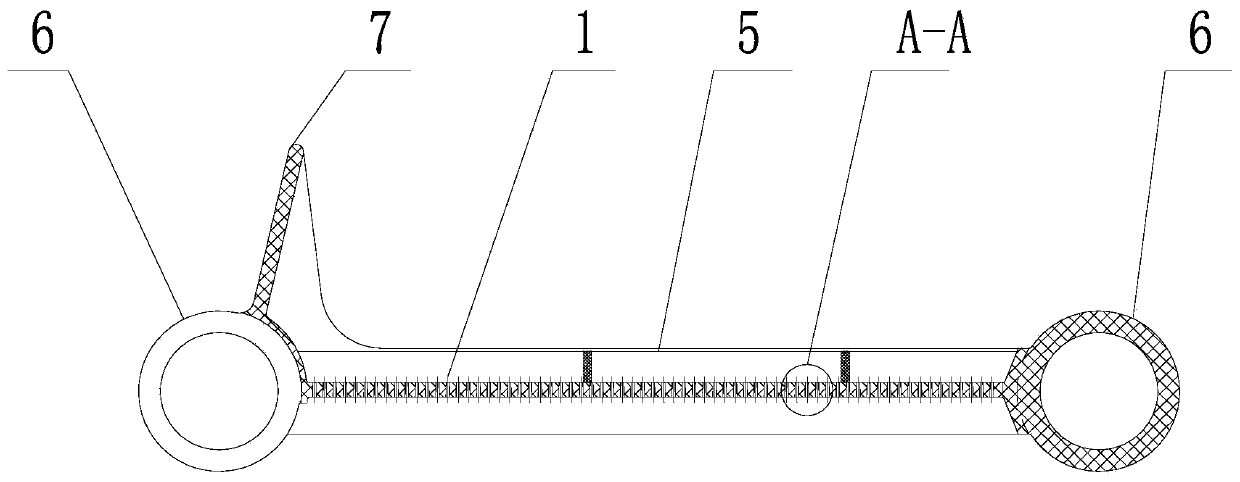 Inward-flow grille for sewage treatment, method of use thereof, and sewage treatment equipment