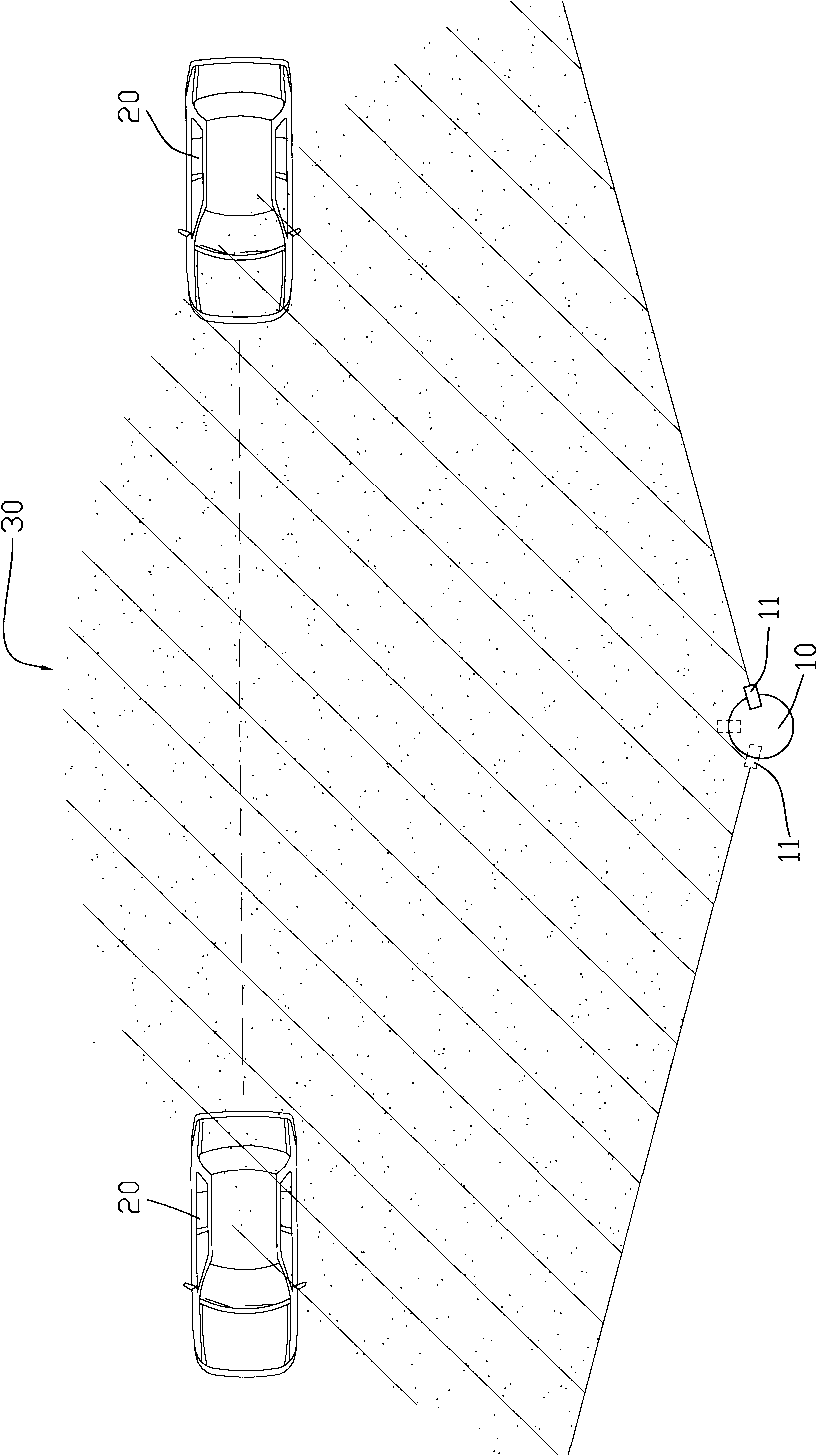 Automatic spherical camera tracing method