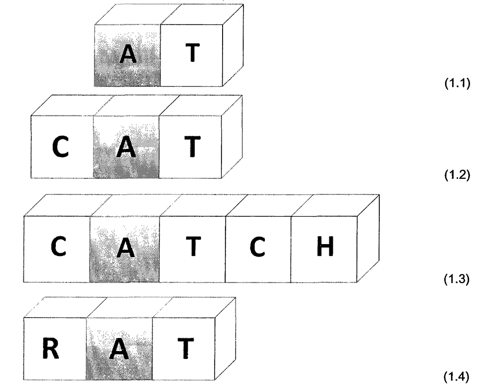 English-spelling magic cube building block