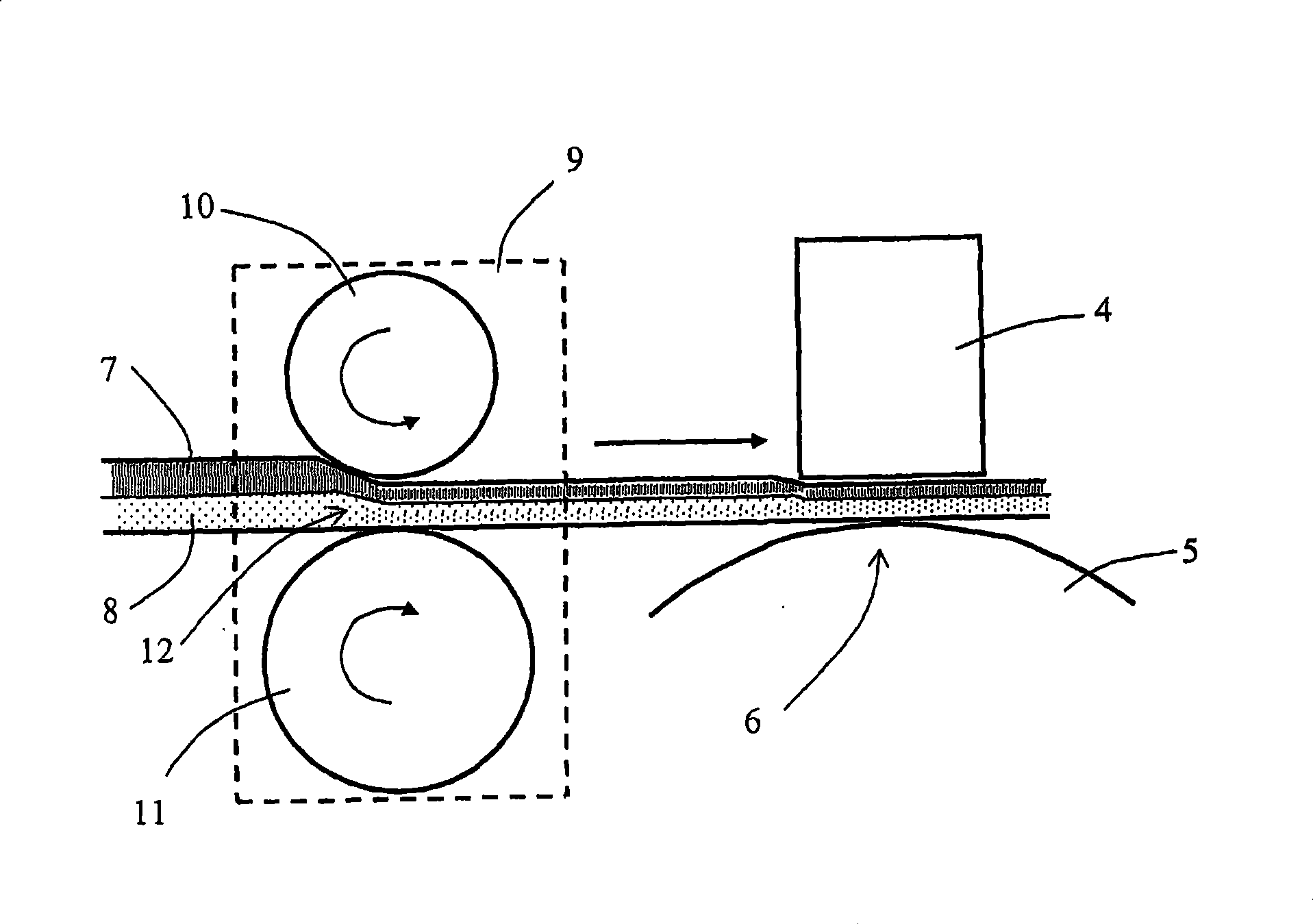 Apparatus and method processing material by ultrasonic apparatus