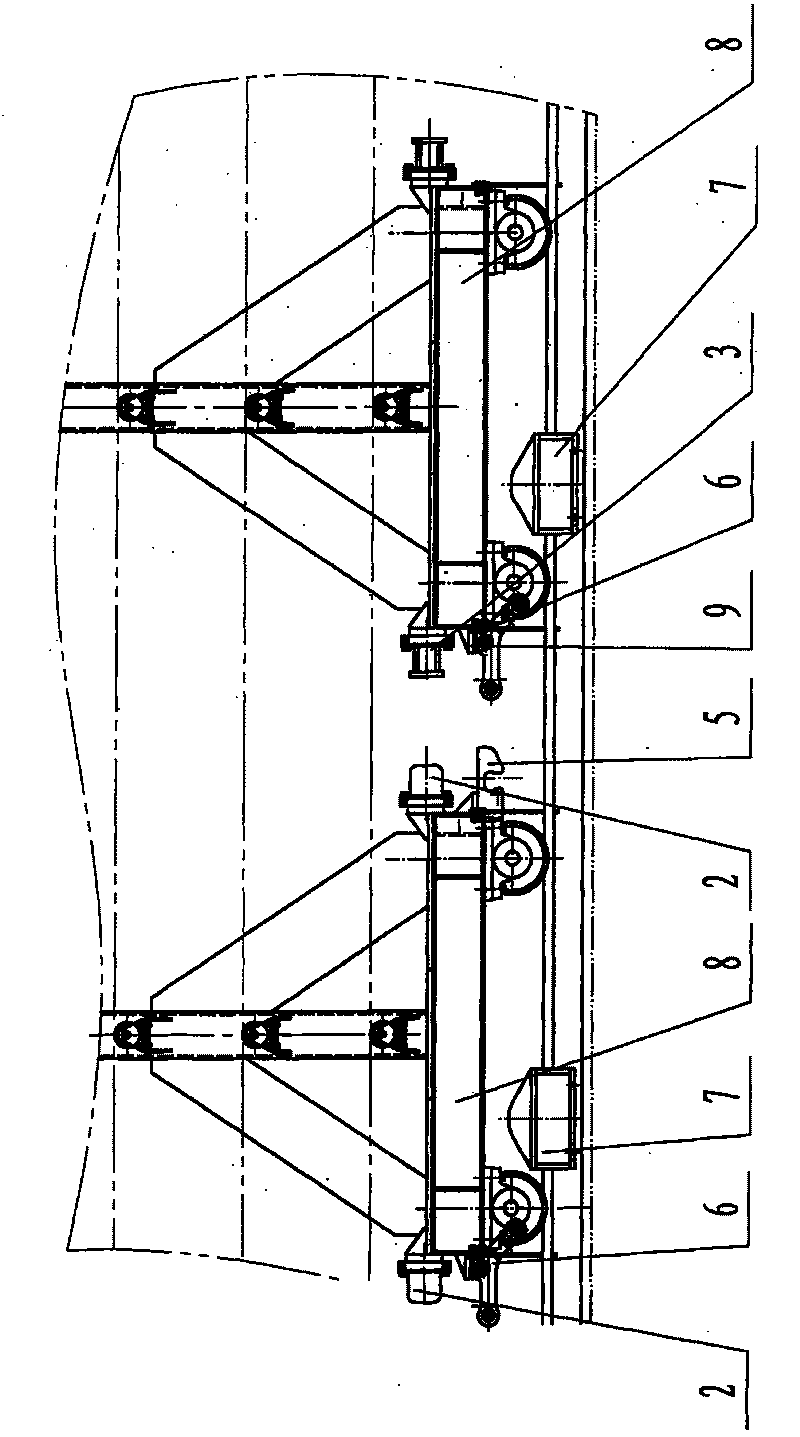 Trailer type horizontal loop