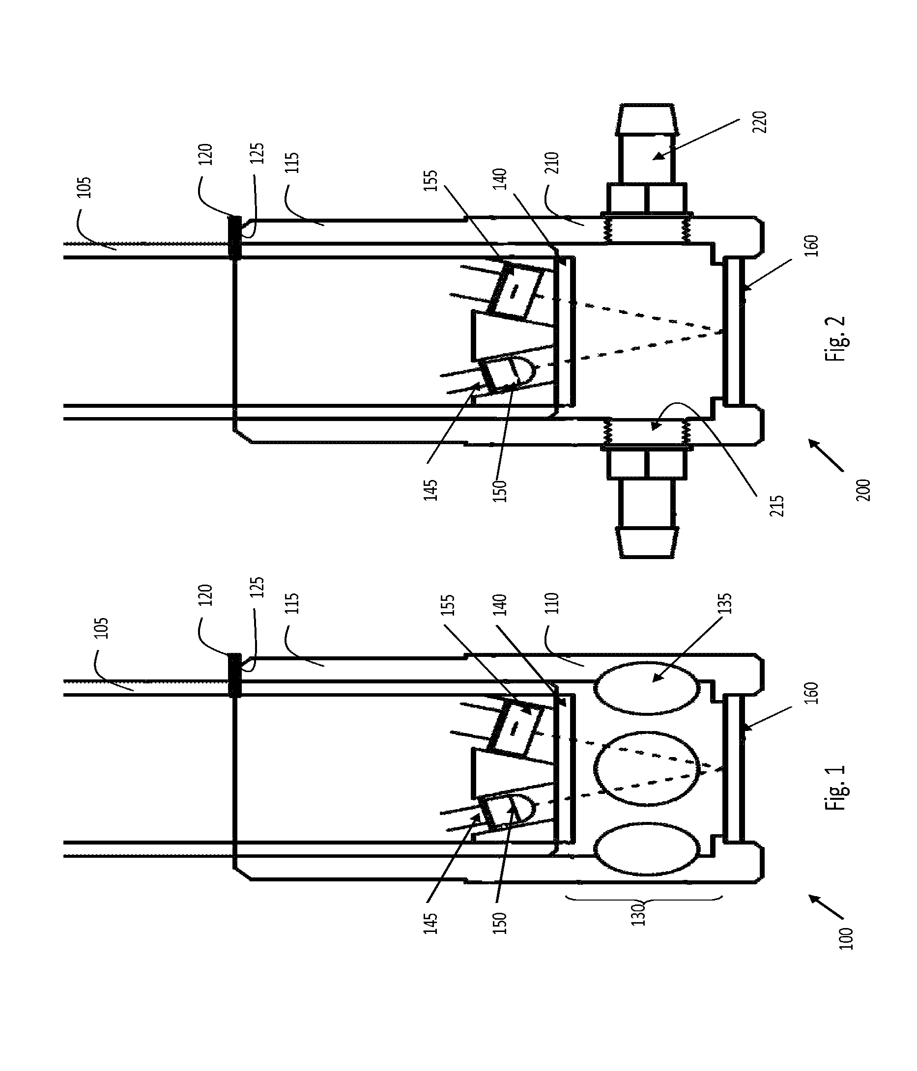 Absorption probe for measuring dissolved organic carbon in an aqueous sample