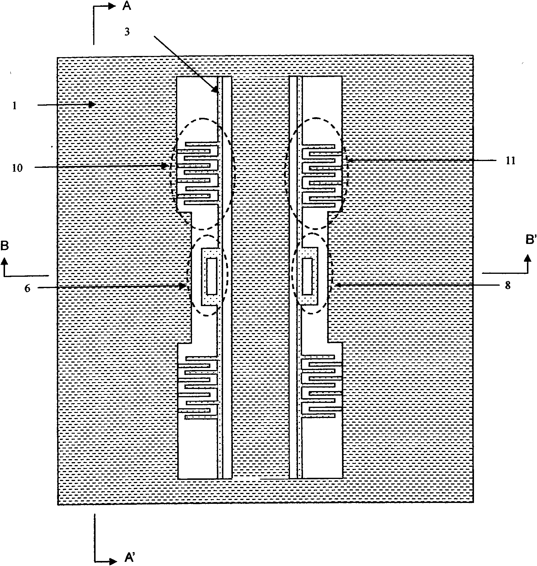 Static-driven tunable optical filter based on optical waveguide and F-P cavity and manufacturing method thereof