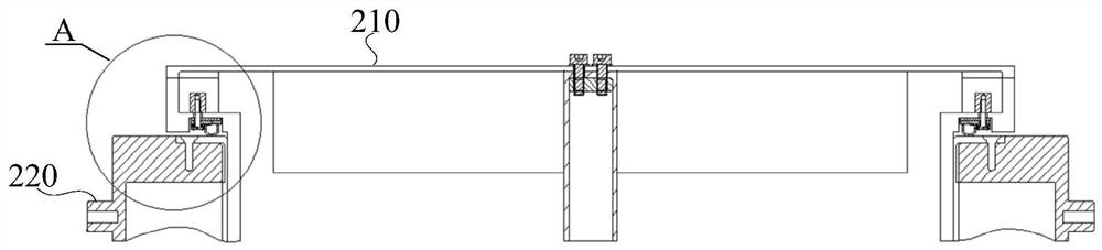 Sealing assembly and storage equipment